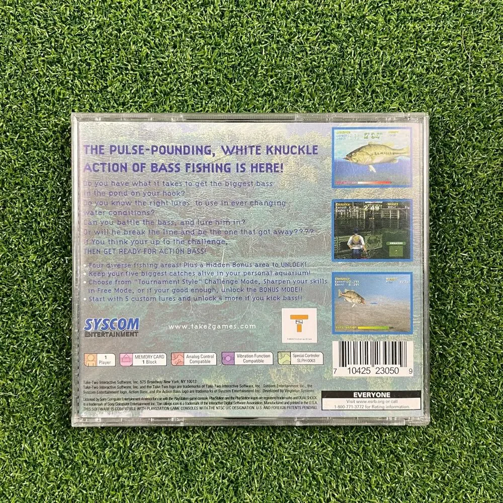 Action Bass (Sony PlayStation 1, 2000 PS1)